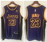 Lakers 23 Lebron James Purple Swingman Jersey,baseball caps,new era cap wholesale,wholesale hats